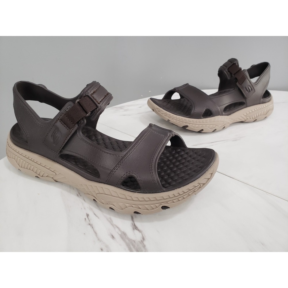 NEW NO BOX - Sandals SKECHERS Foamies Creston Ultra‎ Quarter Strap Brown SIZE 11